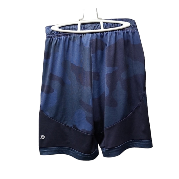 All in Motion mens camouflage blue athletic shorts small - Picture 2 of 6